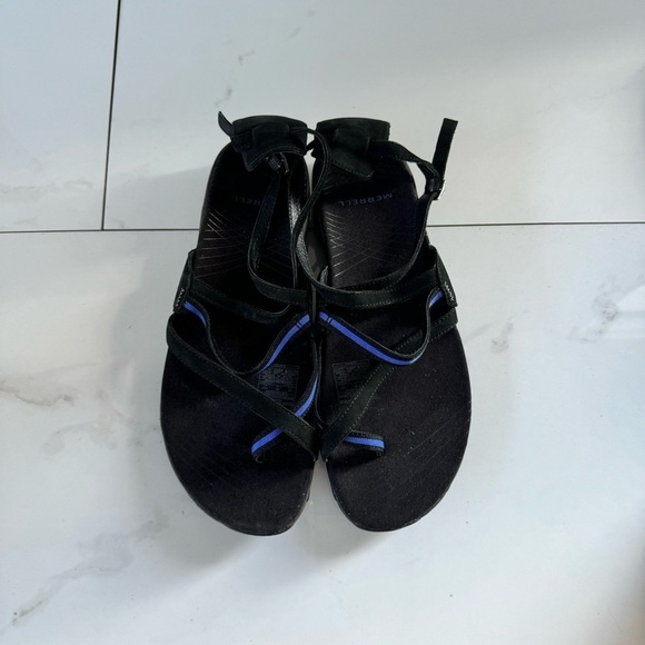 Merrell Black Strappy Lilium Black Twilight Sandals Size 10 - Picture 1 of 6